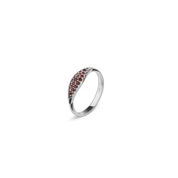 Prsten s granátovou ploškou 121104