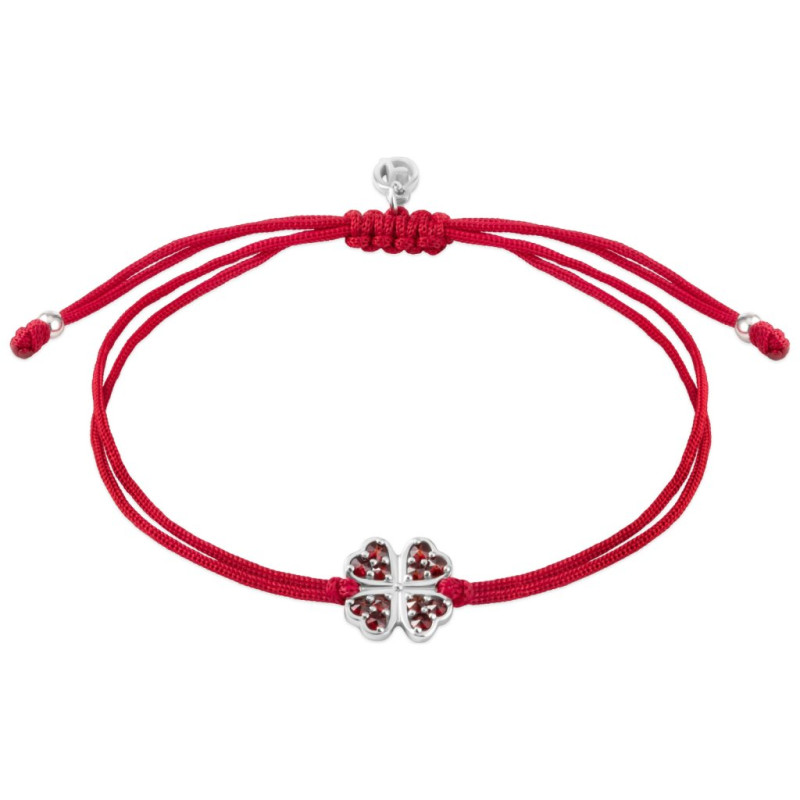 Náramek Shamballa se čtyřlístkem 160568