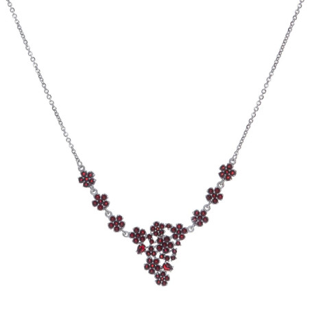 Náhrdelník květy 170925