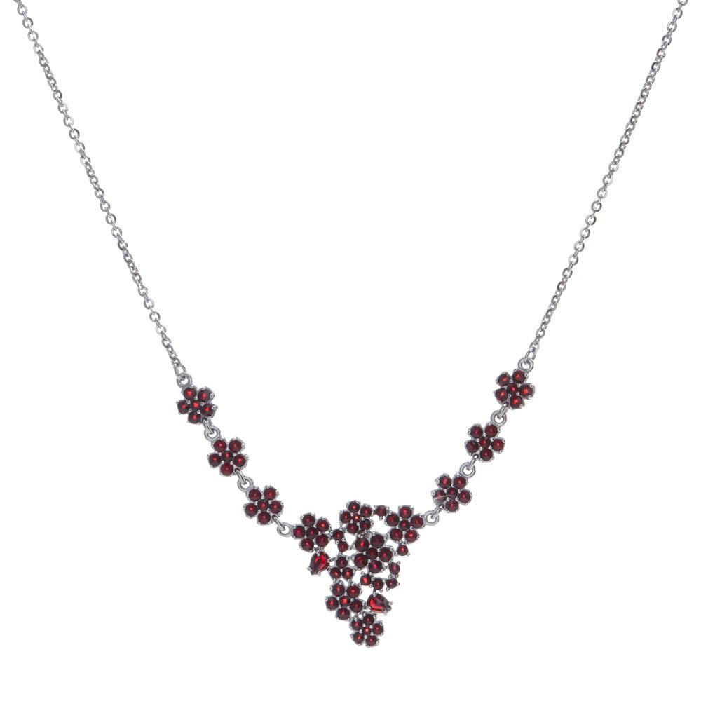 Náhrdelník květy 170925