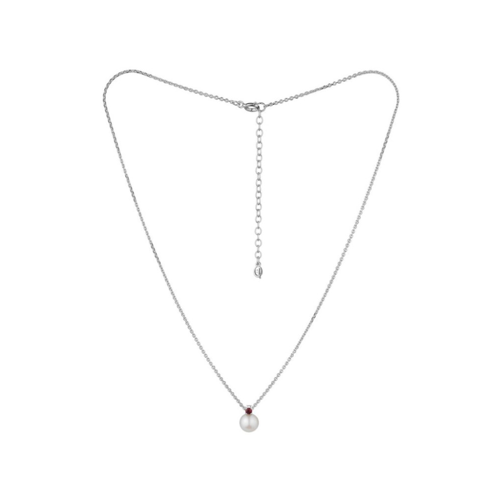 Náhrdelník s granátem a perlou 170996