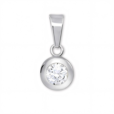 Přívěs zirkon v objímce 0046807